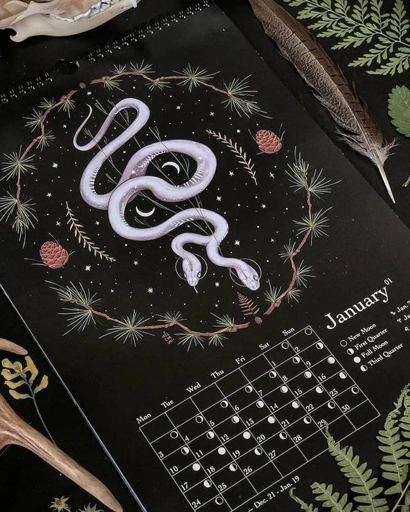 2024 Dark Forest Lunar Calendar