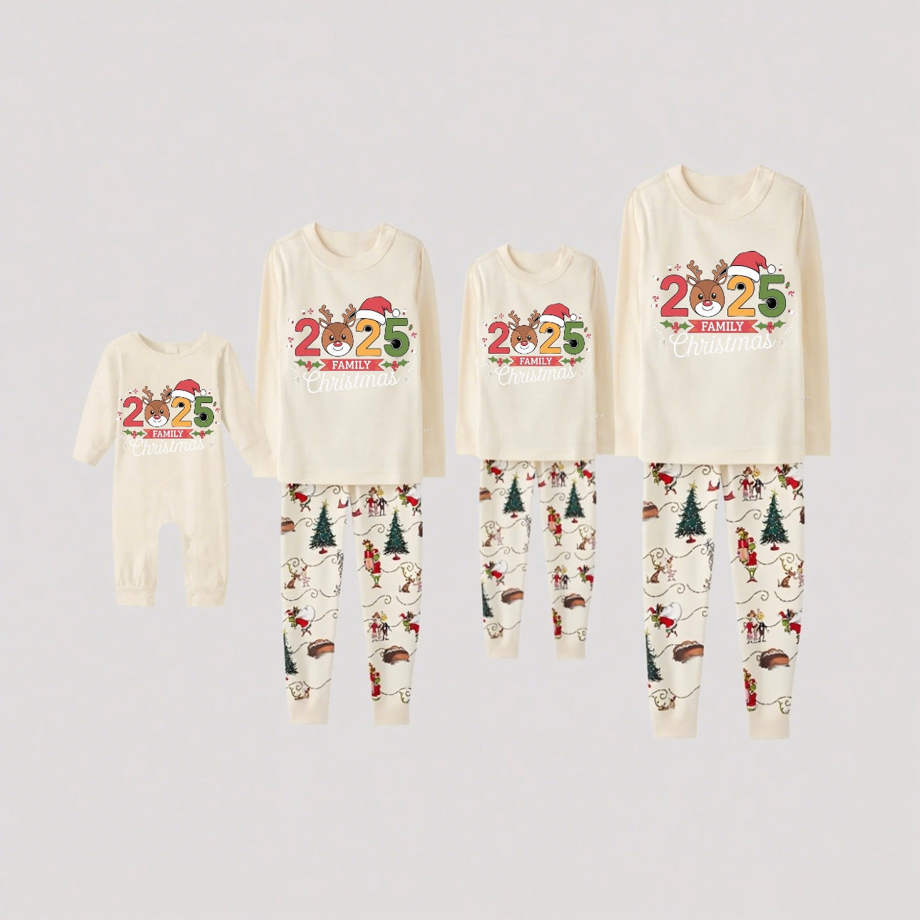 Holly Rest-Grinch Family Christmas Pajamas