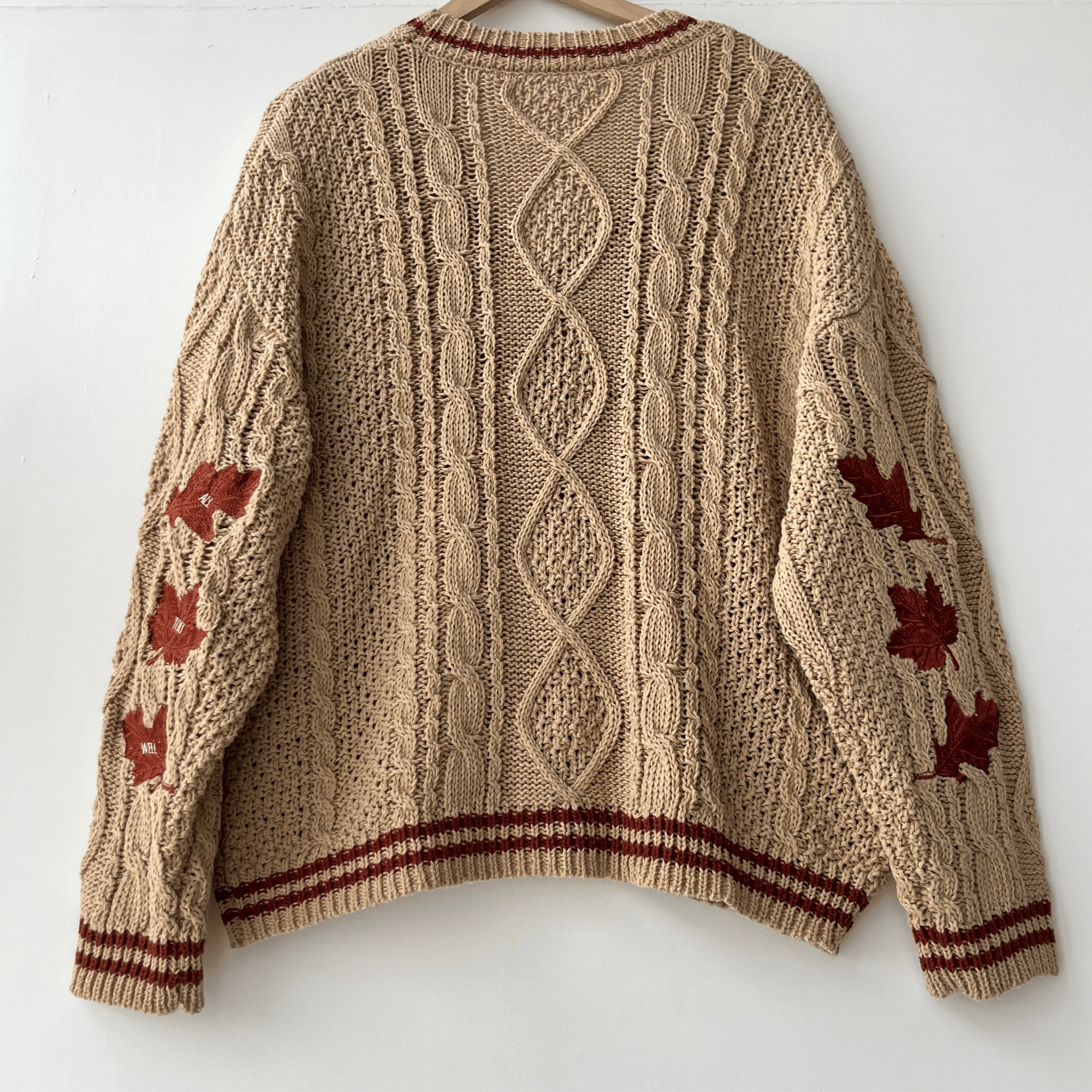 Maple Leaf All Too Well Taylors Version Autumn Cardigan