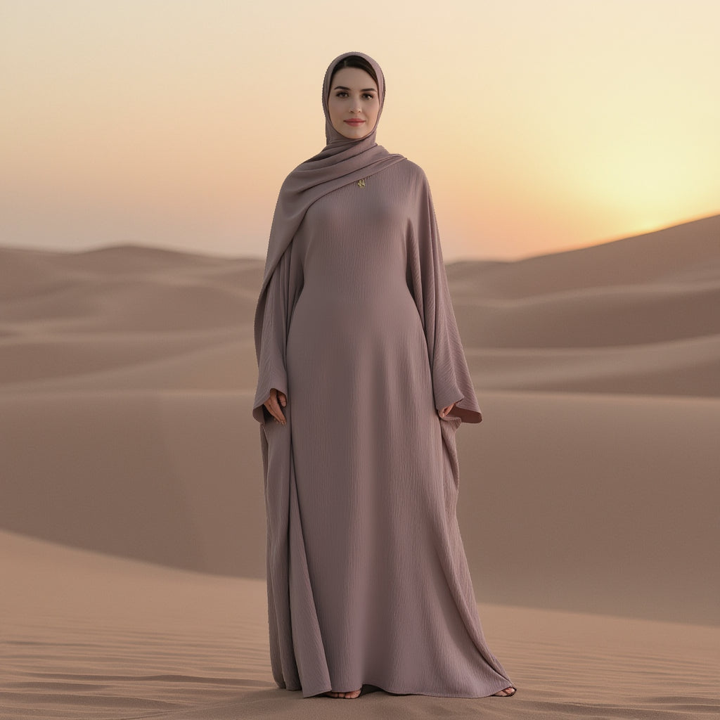 Bella Batwing Sleeve Abaya Maxi Dress kaftan dress