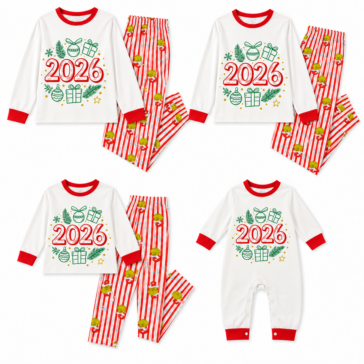 Holiday Hush-Family Matching Grinch Christmas Pajamas