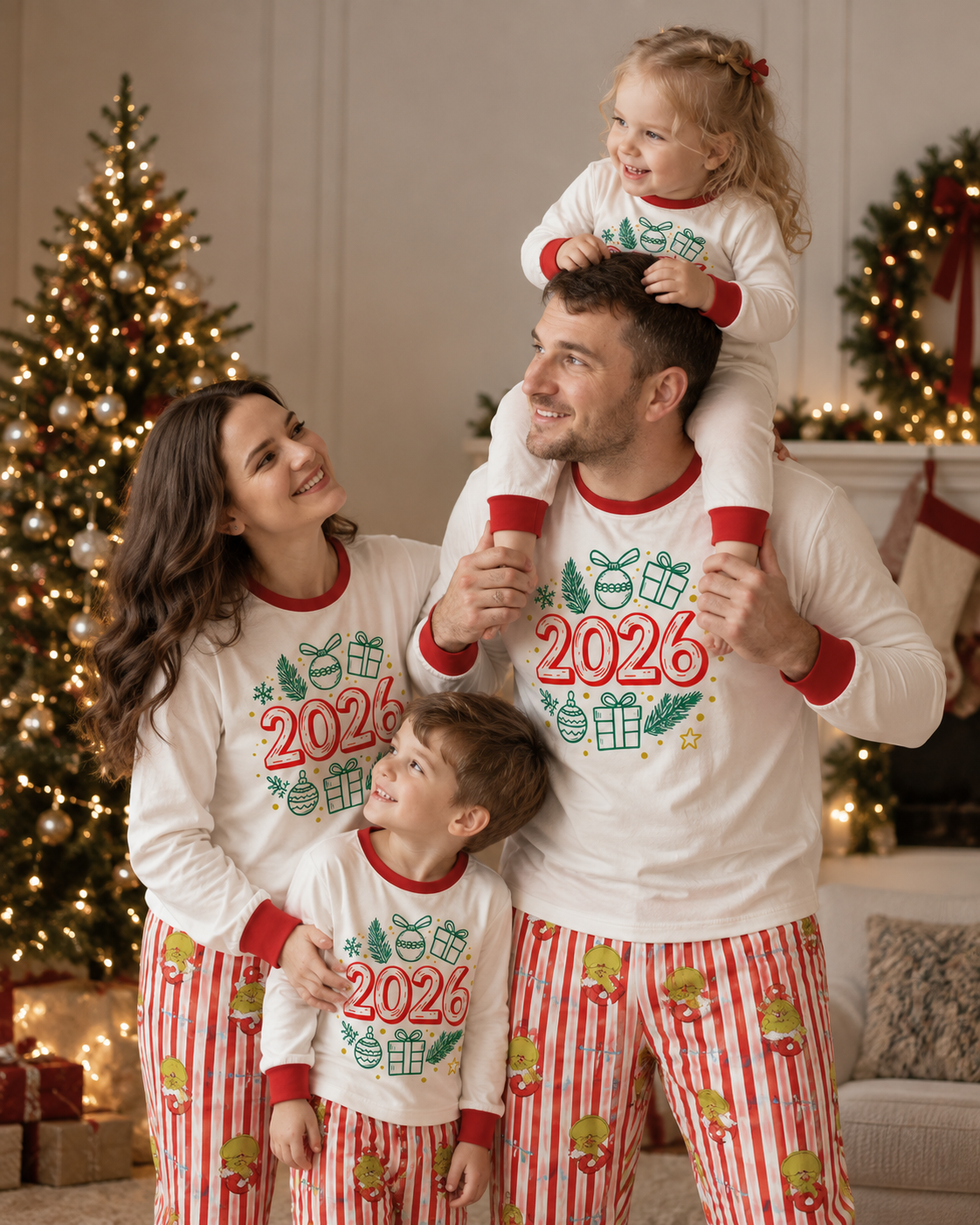 Holiday Hush-Family Matching Grinch Christmas Pajamas