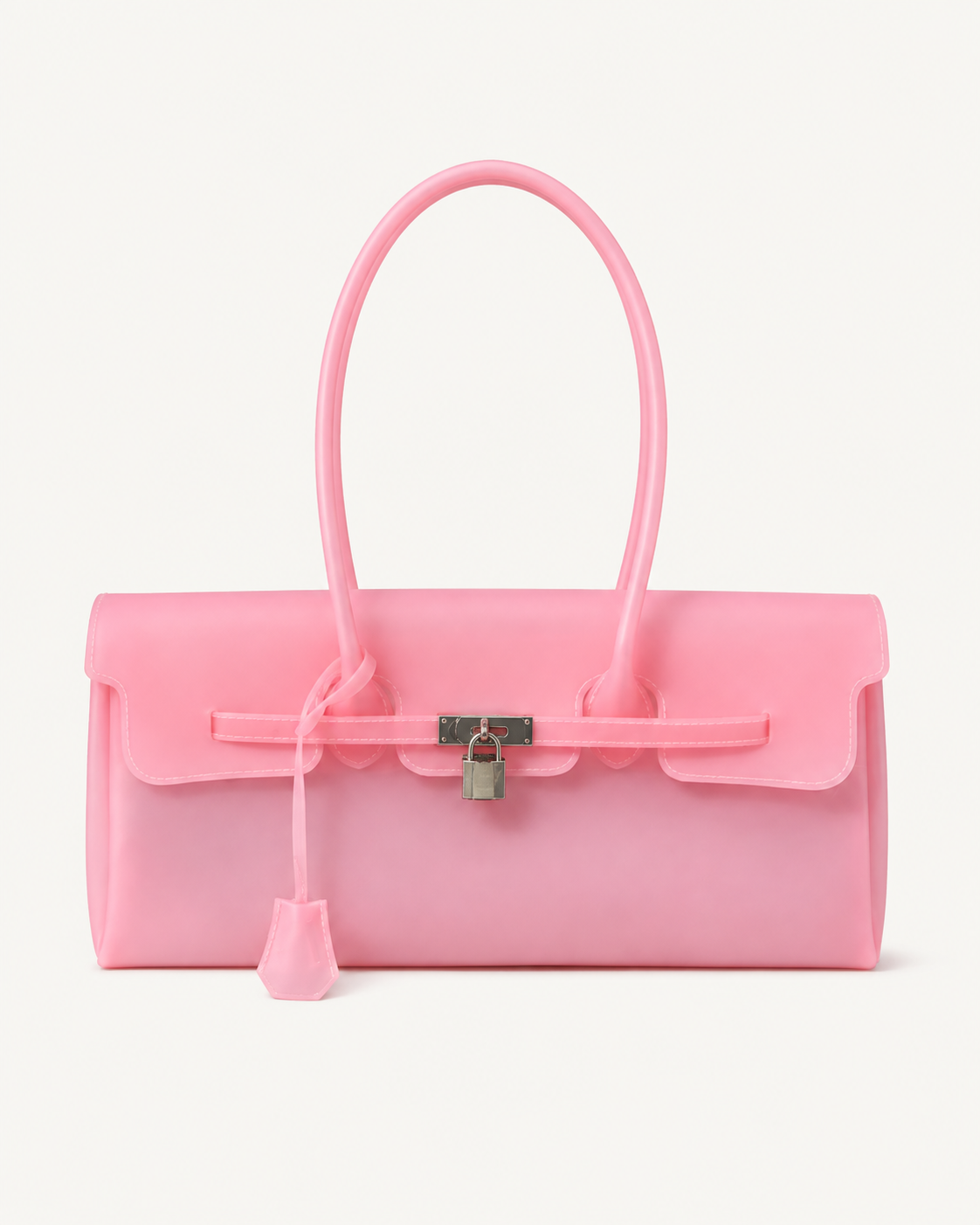 Horizontal Pink Color Jelly firkin bag