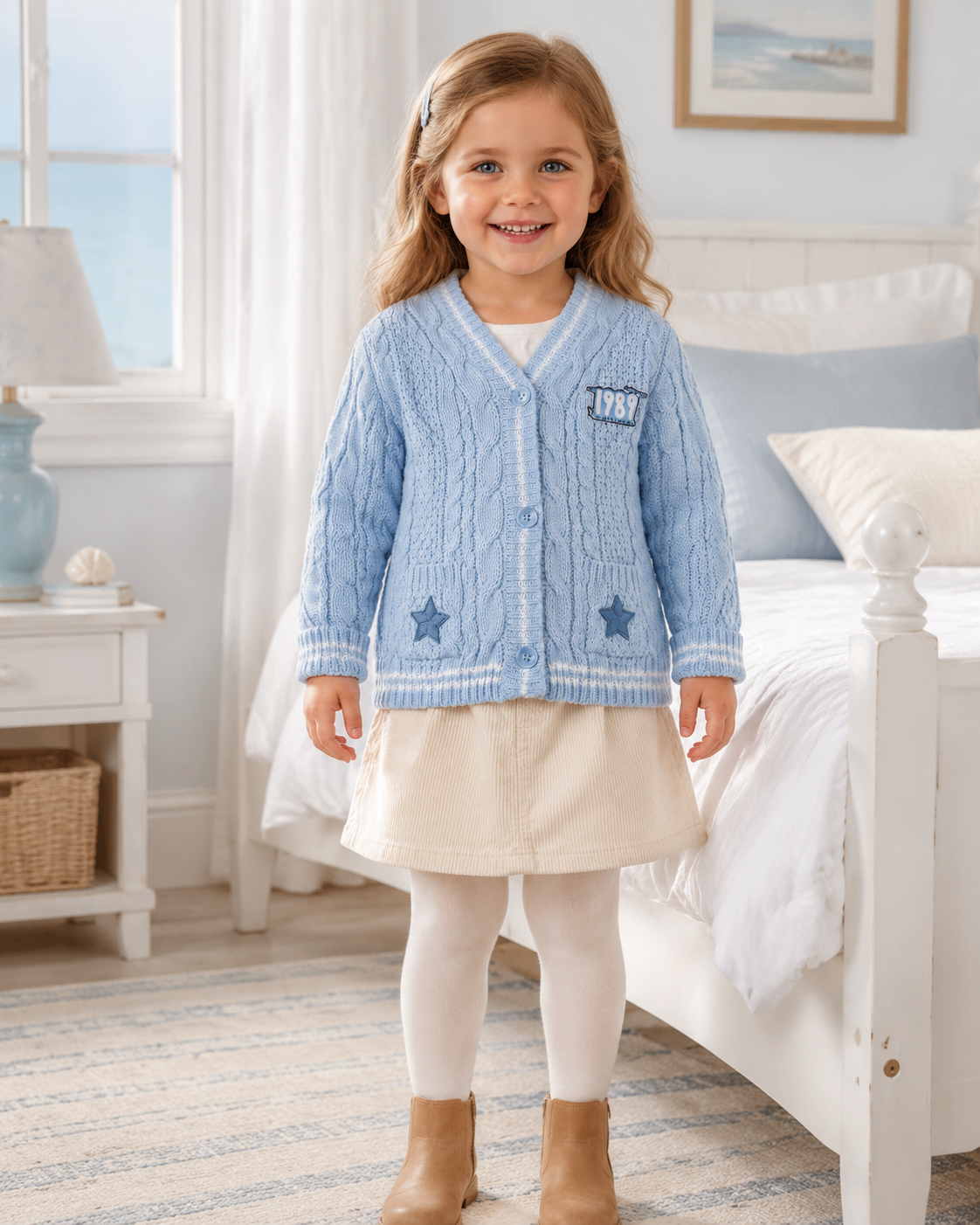 1989 Baby Cardigan Taylors Version, Blue Knit Sweater