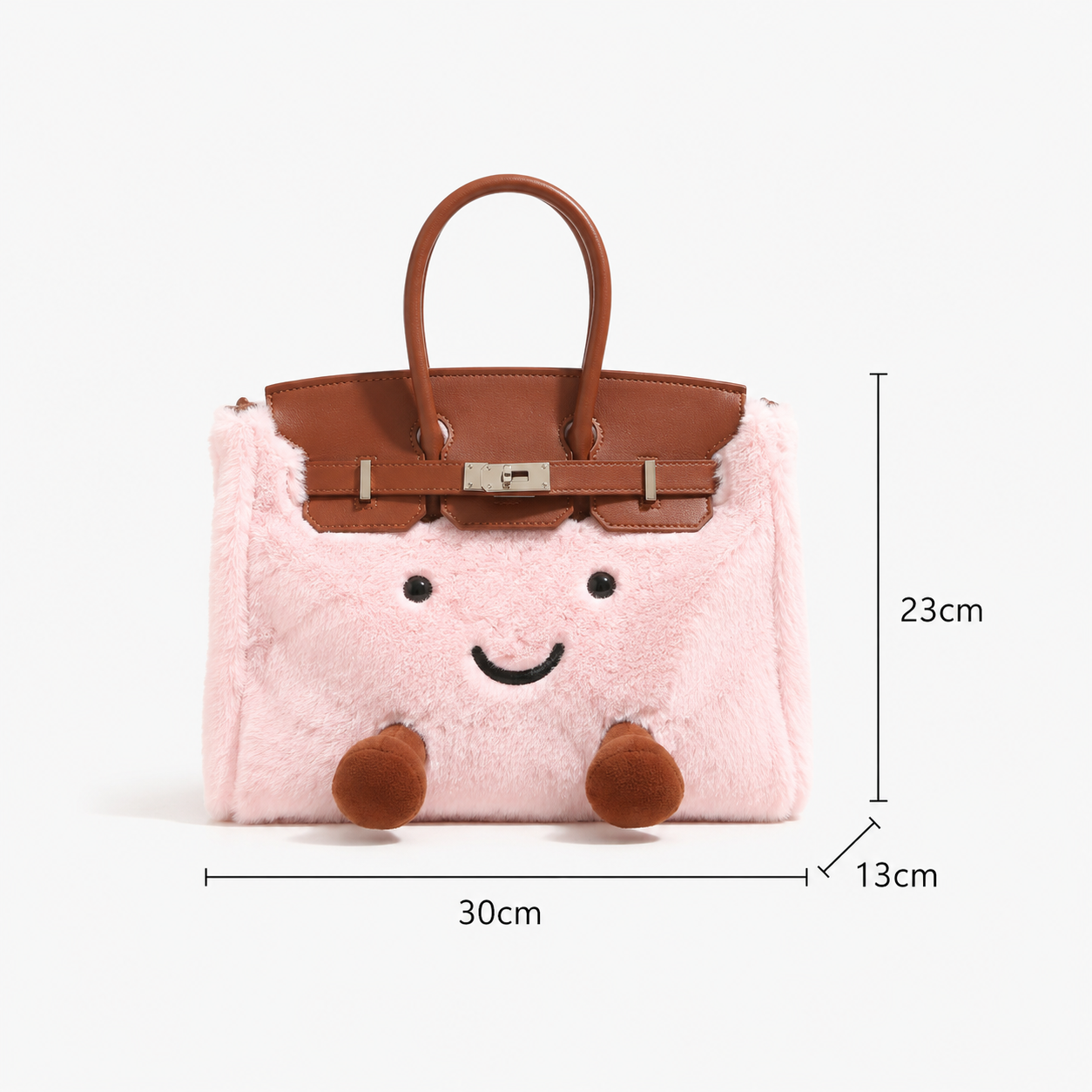 Fluffy Fox PInk-Jellycat Mini brikin  Bag
