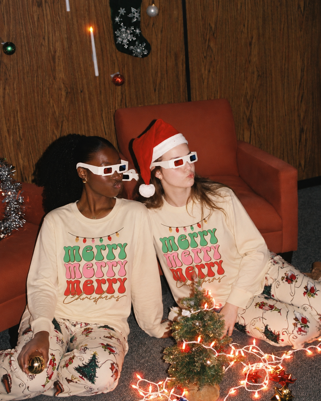 Merry Hush-Grinch Family Christmas Pajamas