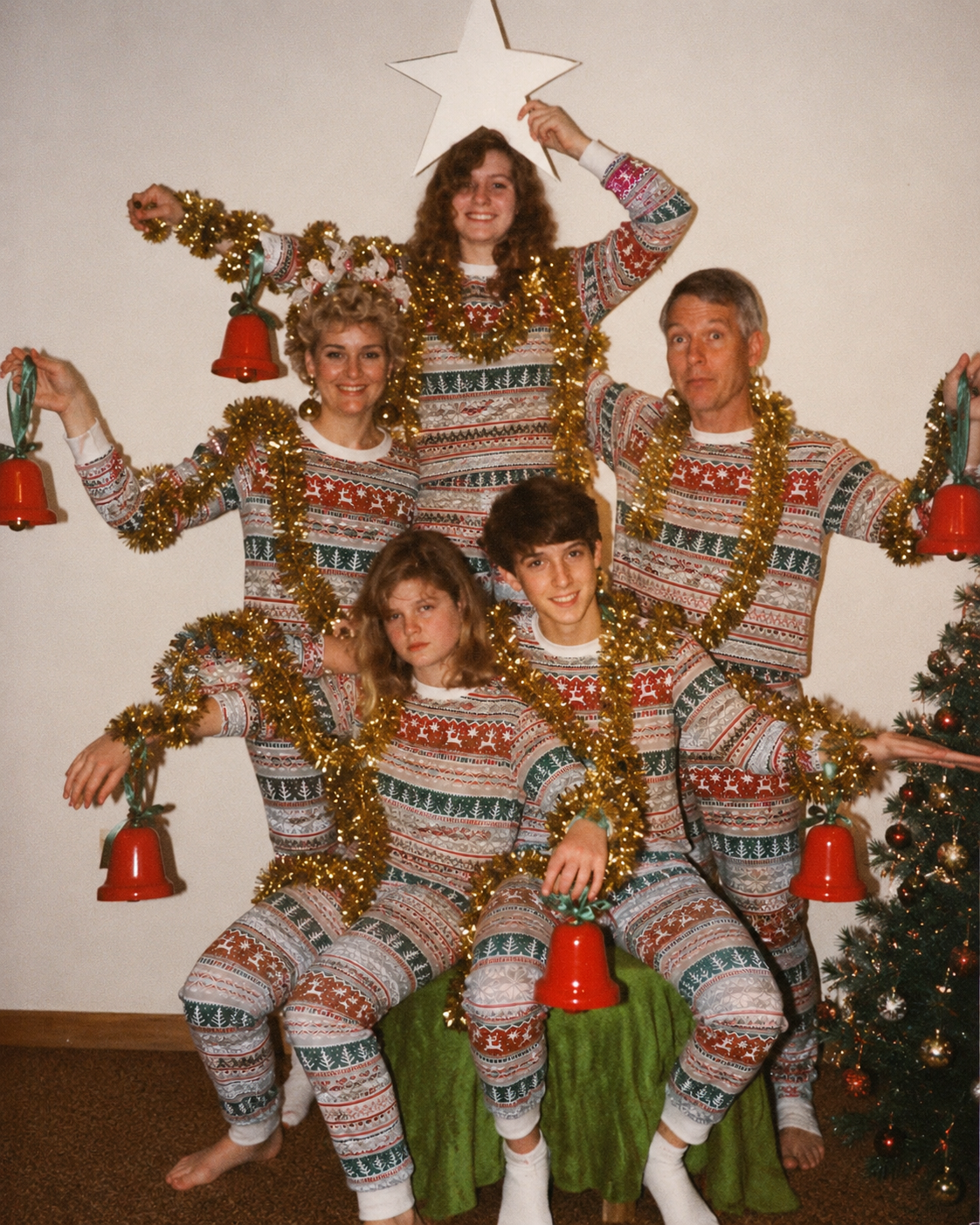 Brown Cocoa-Family Matching Christmas Pajamas