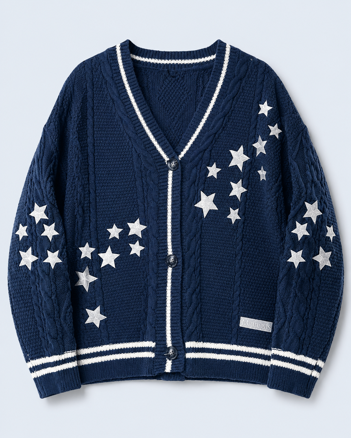 Midnights Cardigan Taylors Version, Navy Blue Sweater