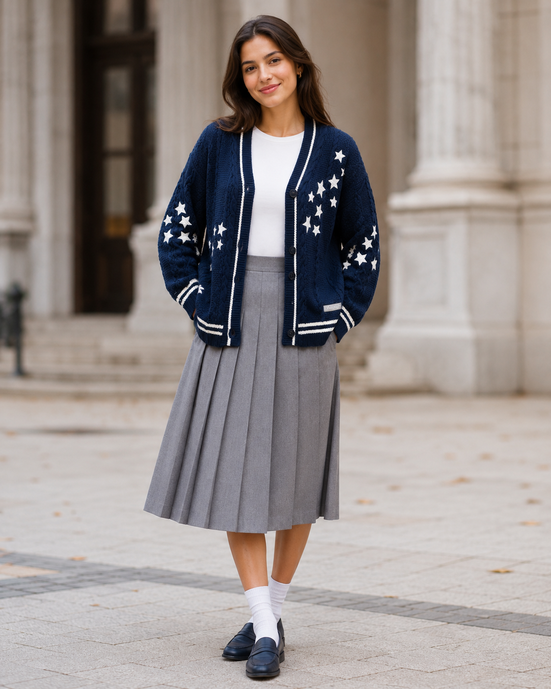 Midnights Cardigan Taylors Version, Navy Blue Sweater