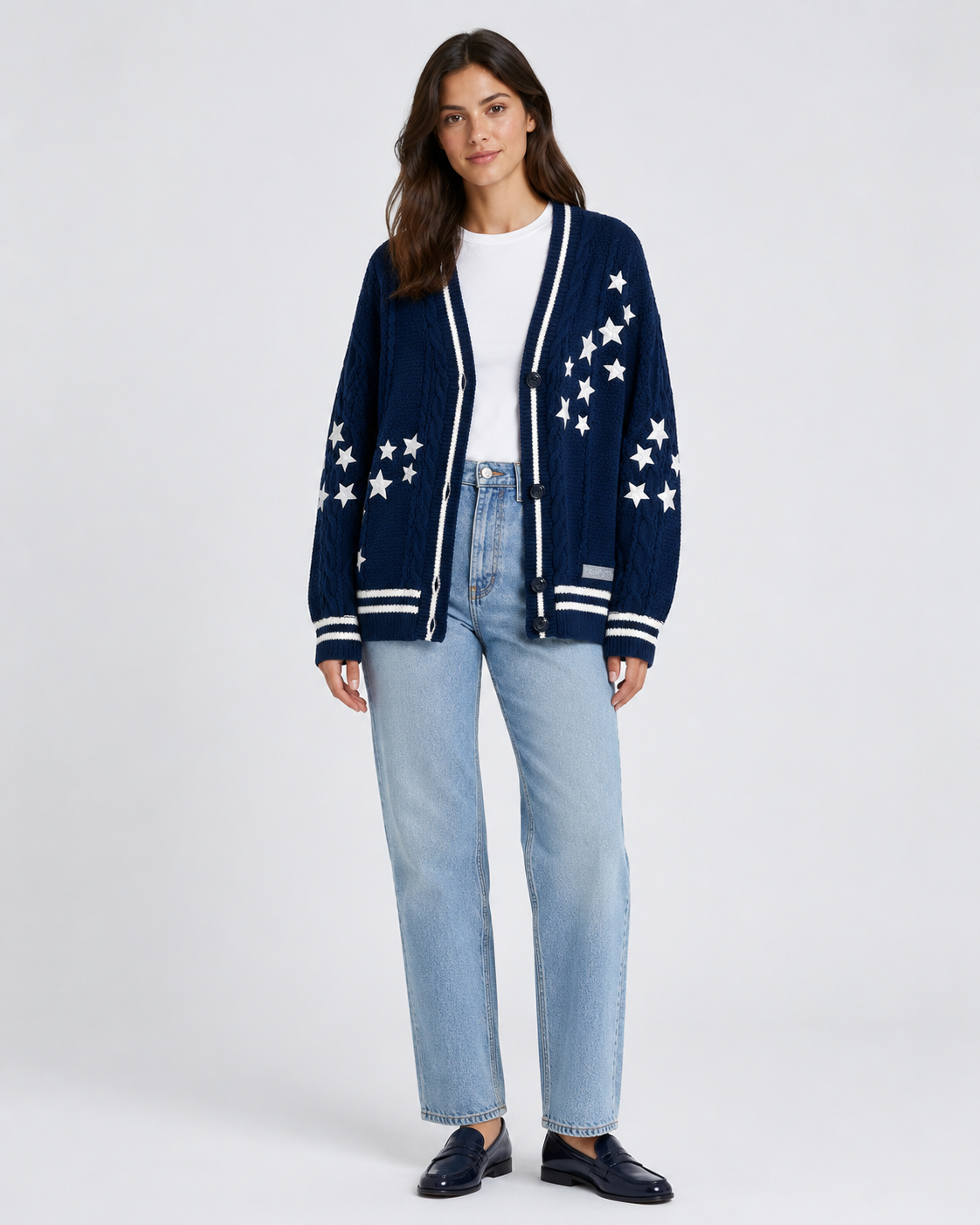 Midnights Cardigan Taylors Version, Navy Blue Sweater