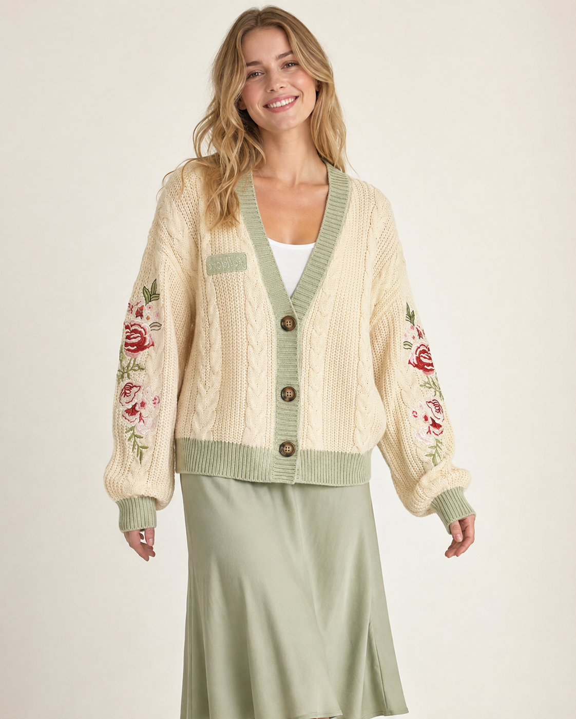 Folklore Betty's Garden Cardigan, Eras Tour Outfit Floral Sweater