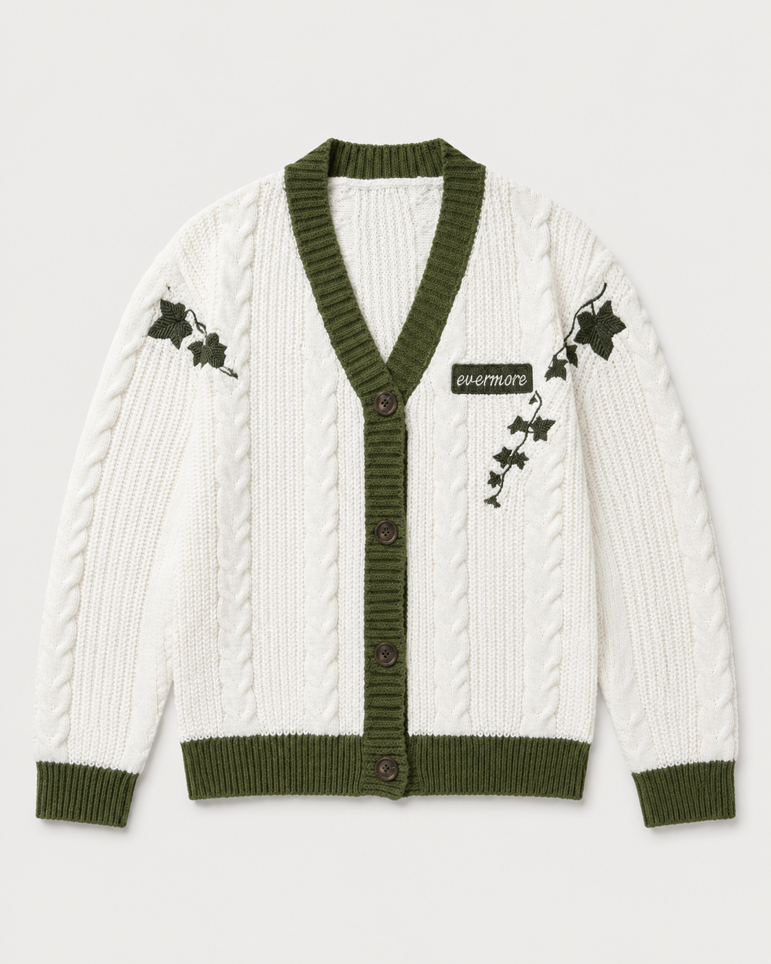 Evermore Cardigan Taylors Version, Ivy Folklore Inspired Cardigan Sweater