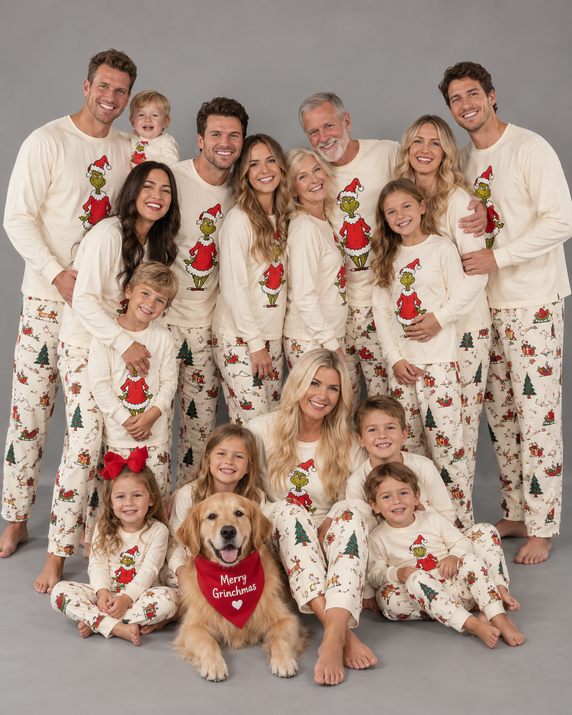 Grinch Cozy-Grinch Family Christmas Pajamas