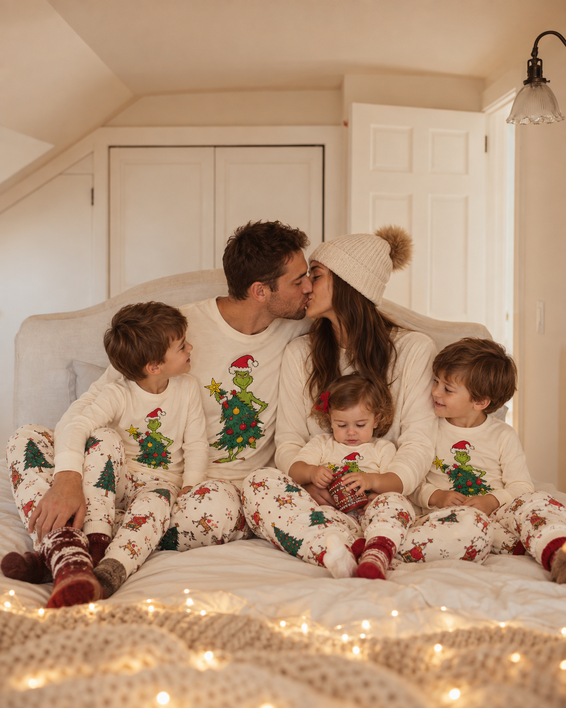 Sugar Tree-Grinch Family Christmas Pajamas
