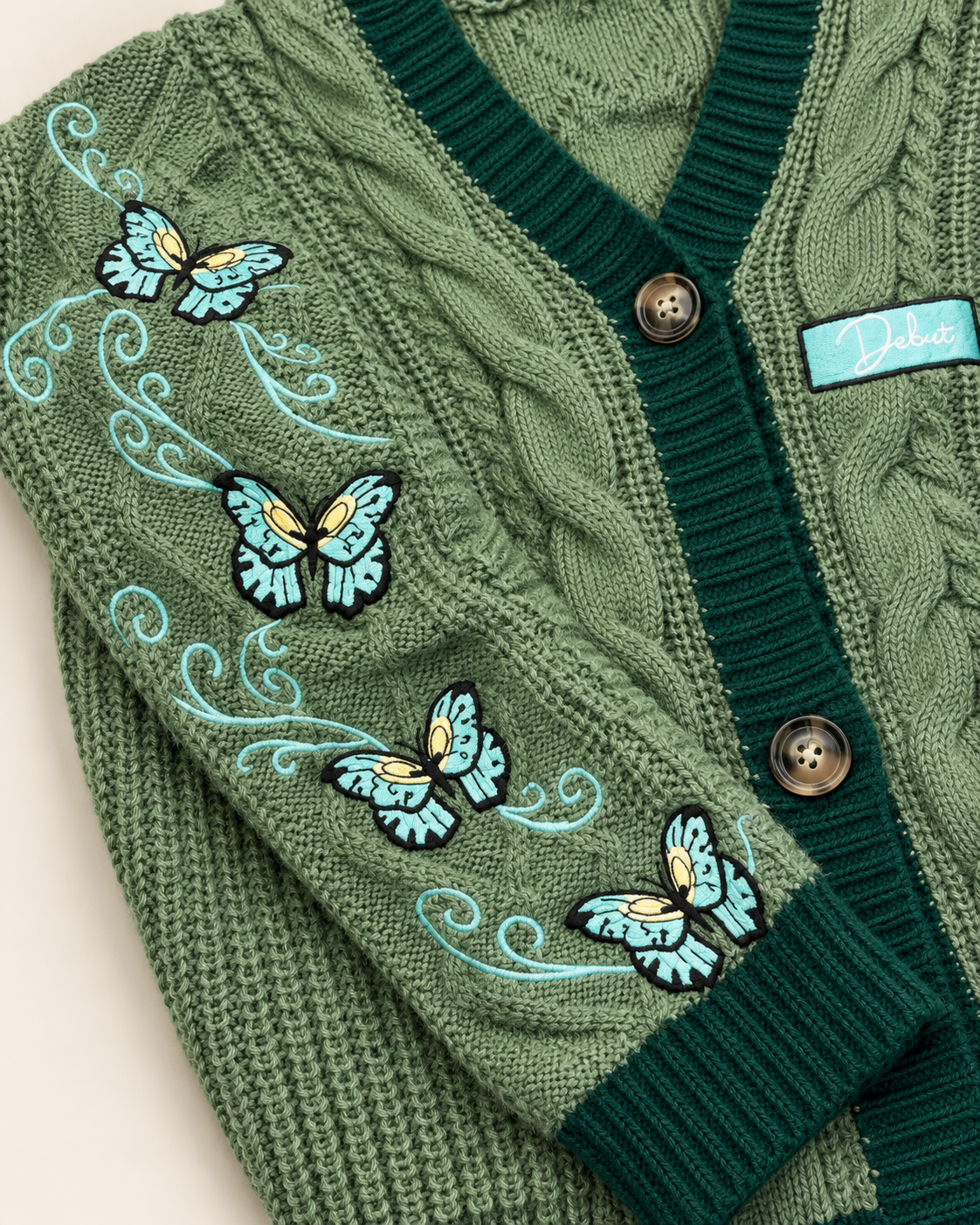 Debut Taylors Version Cardigan, Butterfly Cardigan Sweater