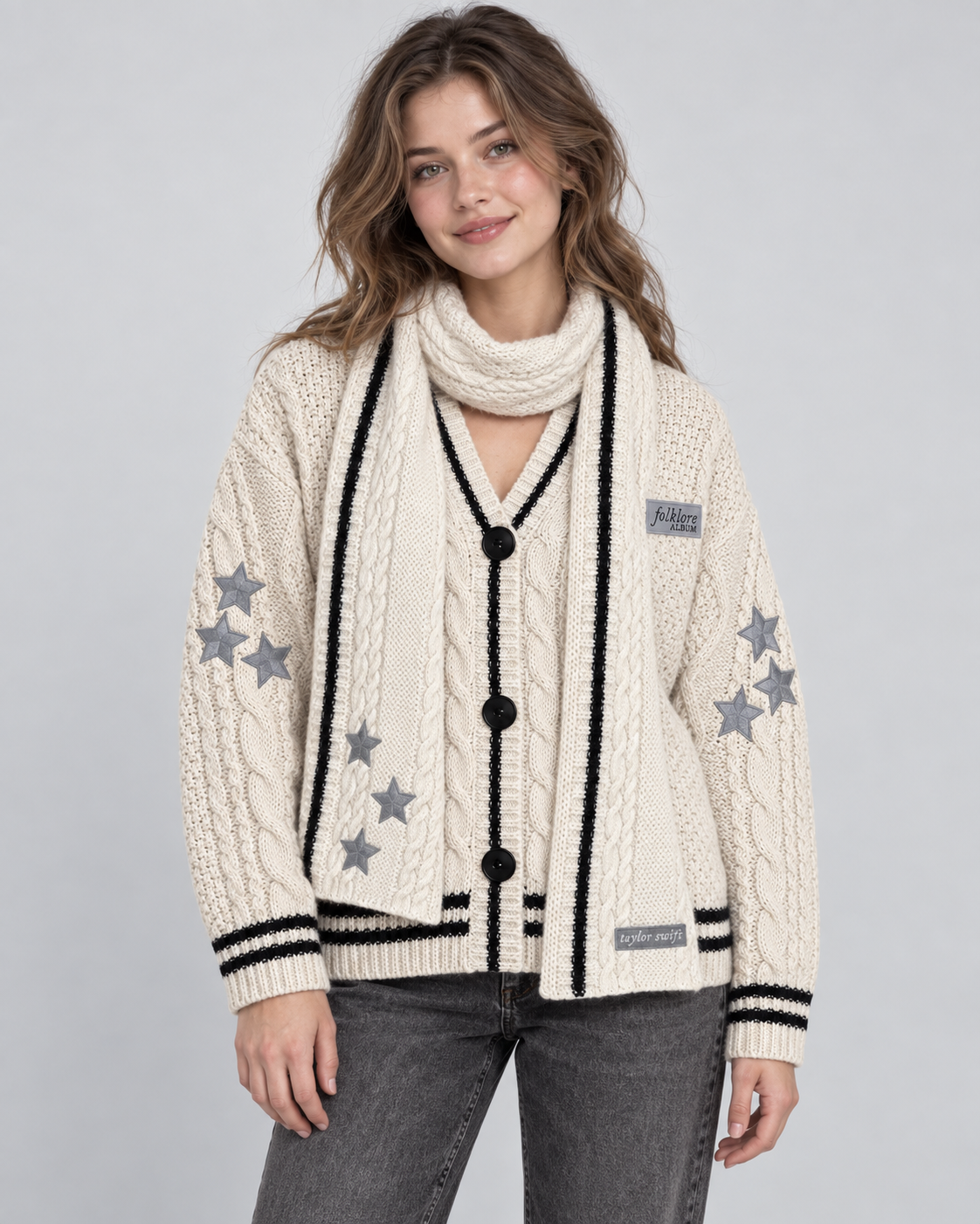 Folklore Album Cardigan Taylors Version With Folklore Scarf
