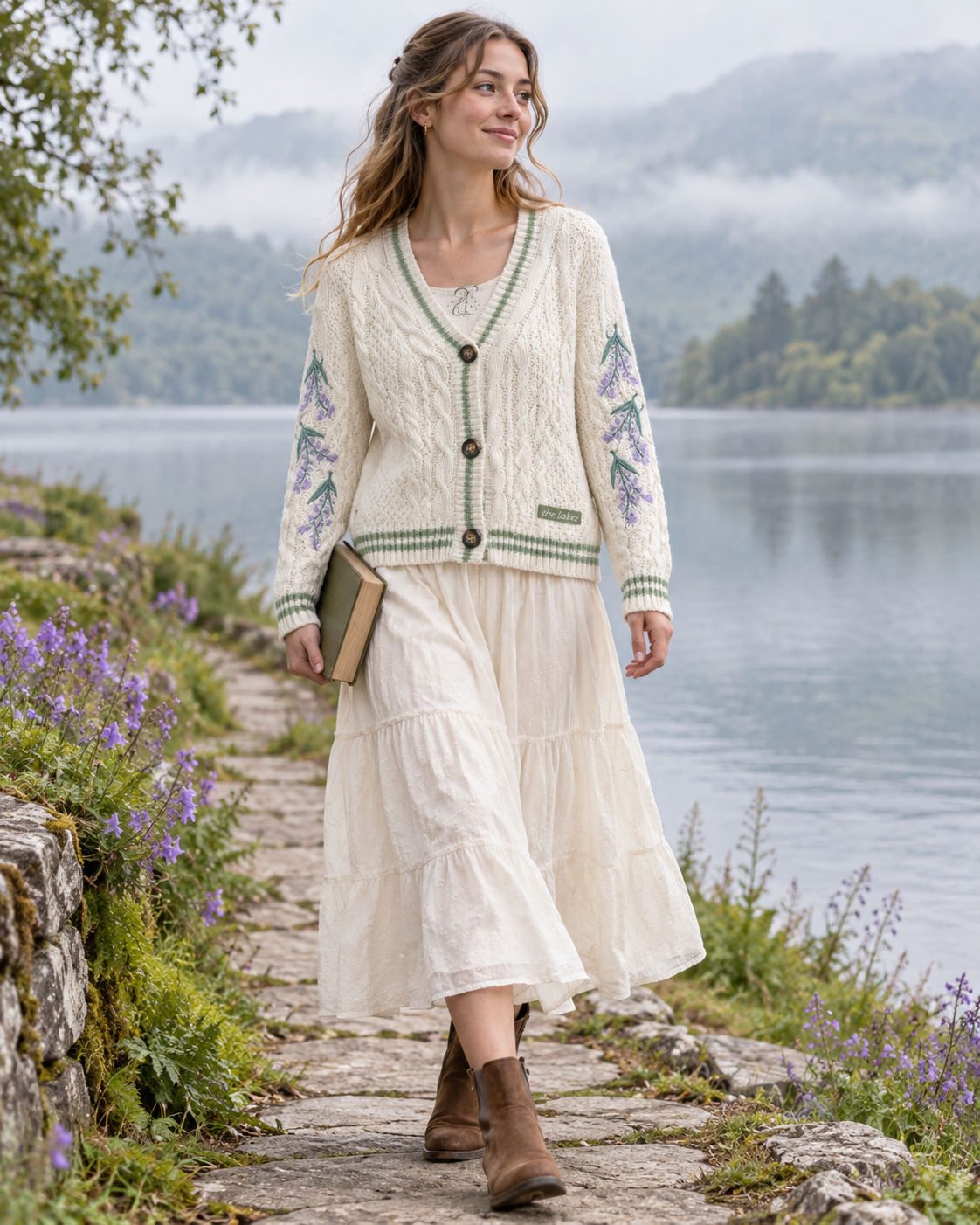 The Lakes Green Cardigan Taylors Version, Lavender Sweater