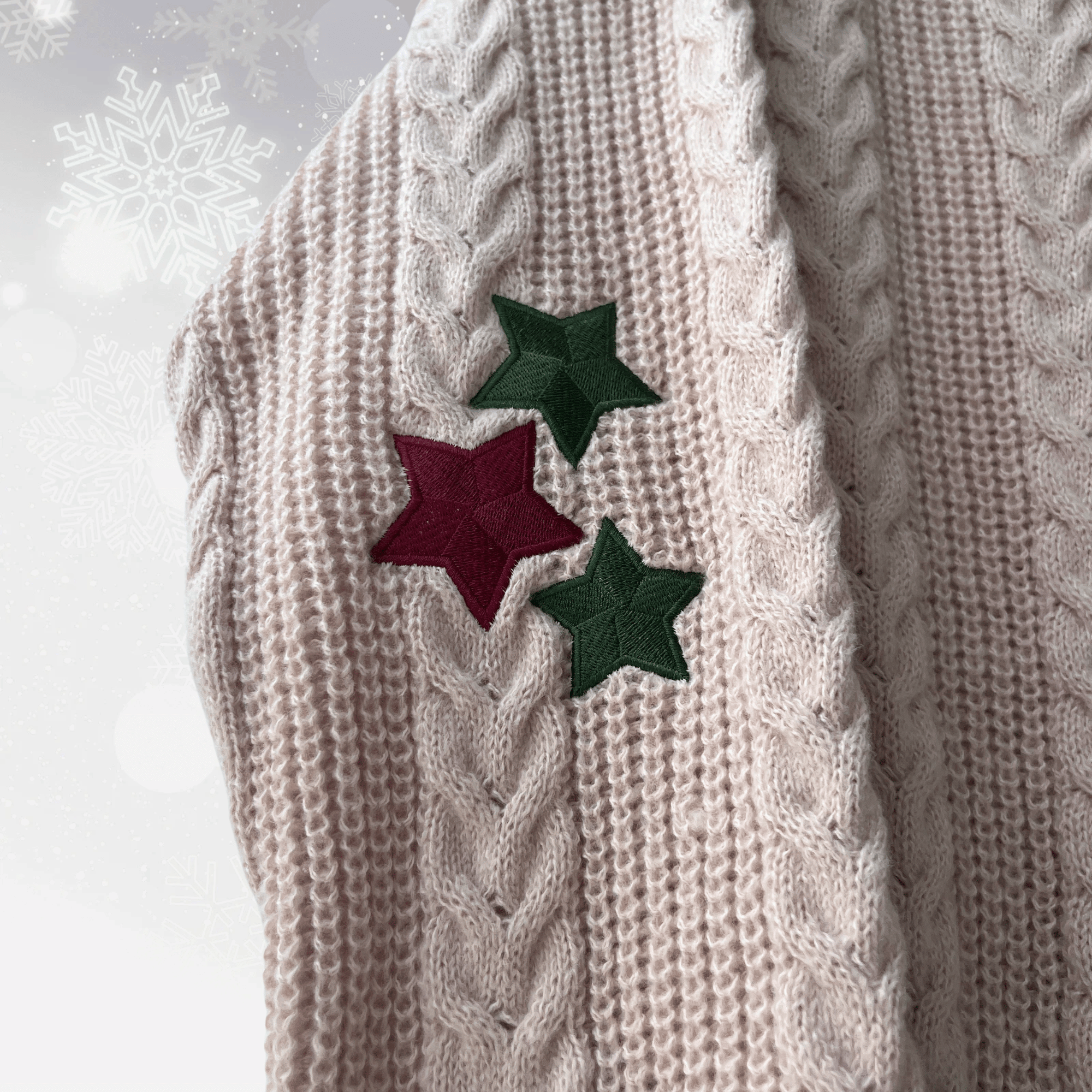 Maroon Christmas Tree Farm Cardigan -  Xmas Special Edition