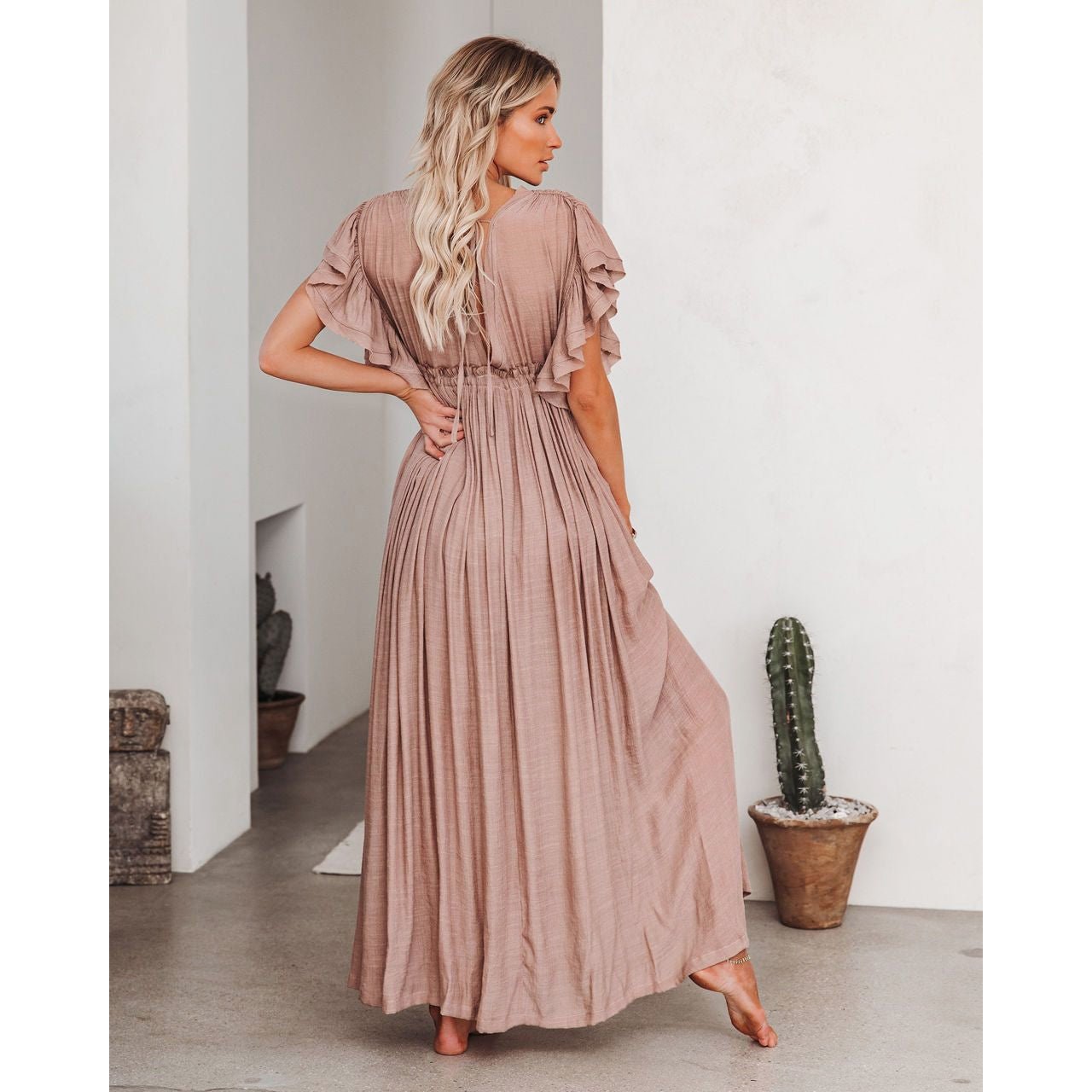 Fluid Bohemian Long Boho Dress