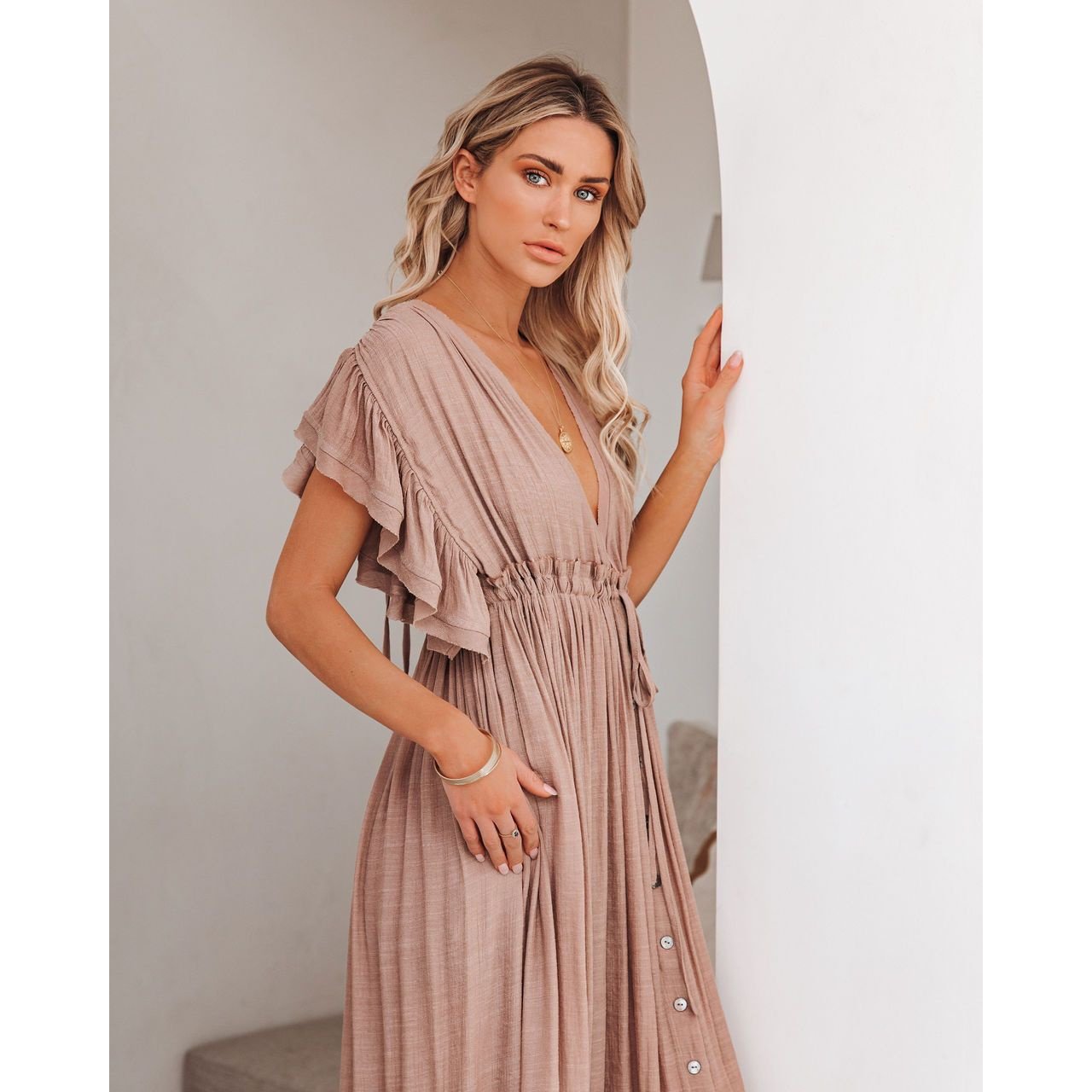 Fluid Bohemian Long Boho Dress