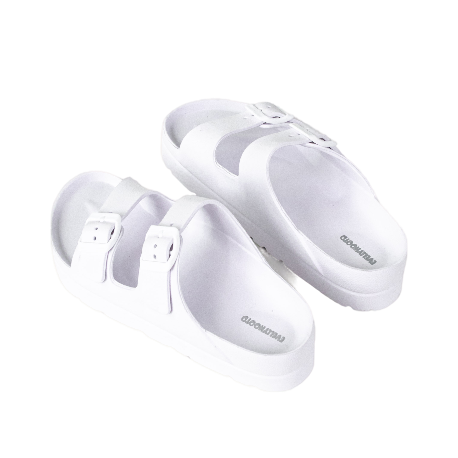 Platform EVA Dual Buckle Beach Slides