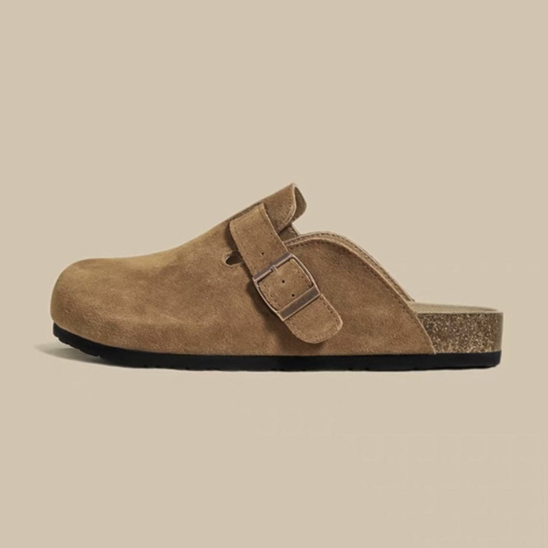 Boston Suede Footbed Clogs Shoes