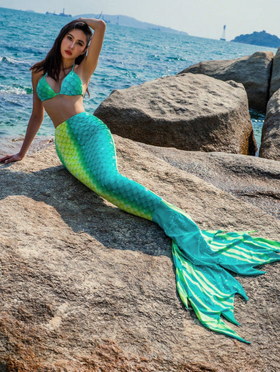 Mermaid Tail Bikini Swimsuit Set
