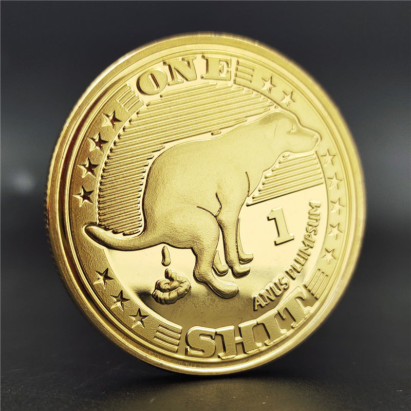 Dog Shit Coin 5-Pack Lucky Gold Coin