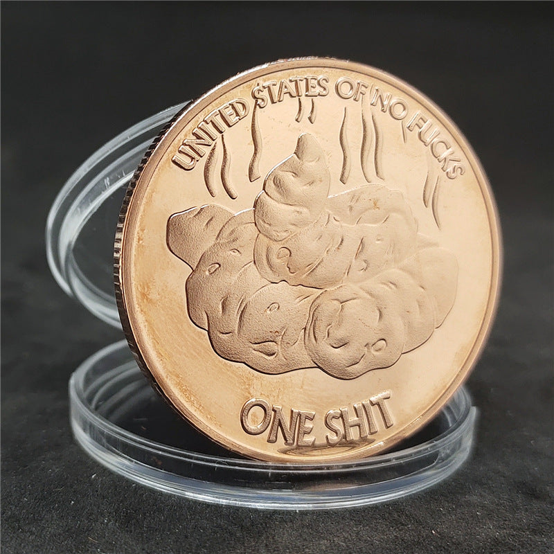 Dog Shit Coin 5-Pack Lucky Gold Coin