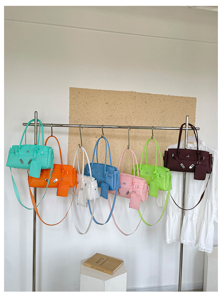 Candy Color Horizontal Jelly firkin bag