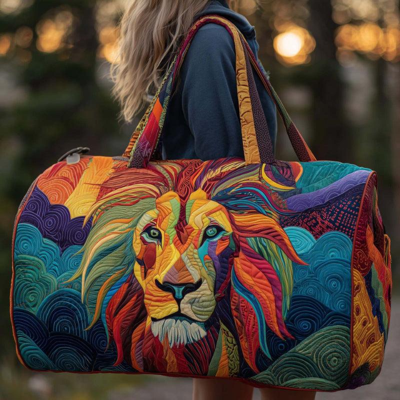 Hippie Van Quilted Duffle Bag