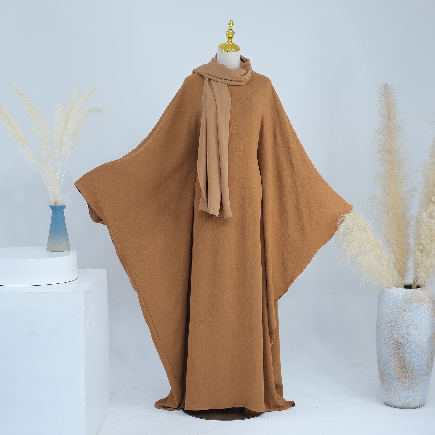 Bella Batwing Sleeve Abaya Maxi Dress kaftan dress