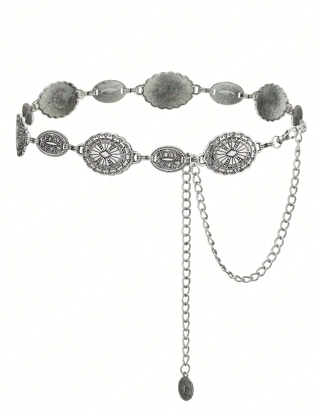 Retro adjustable waist chain waist chain