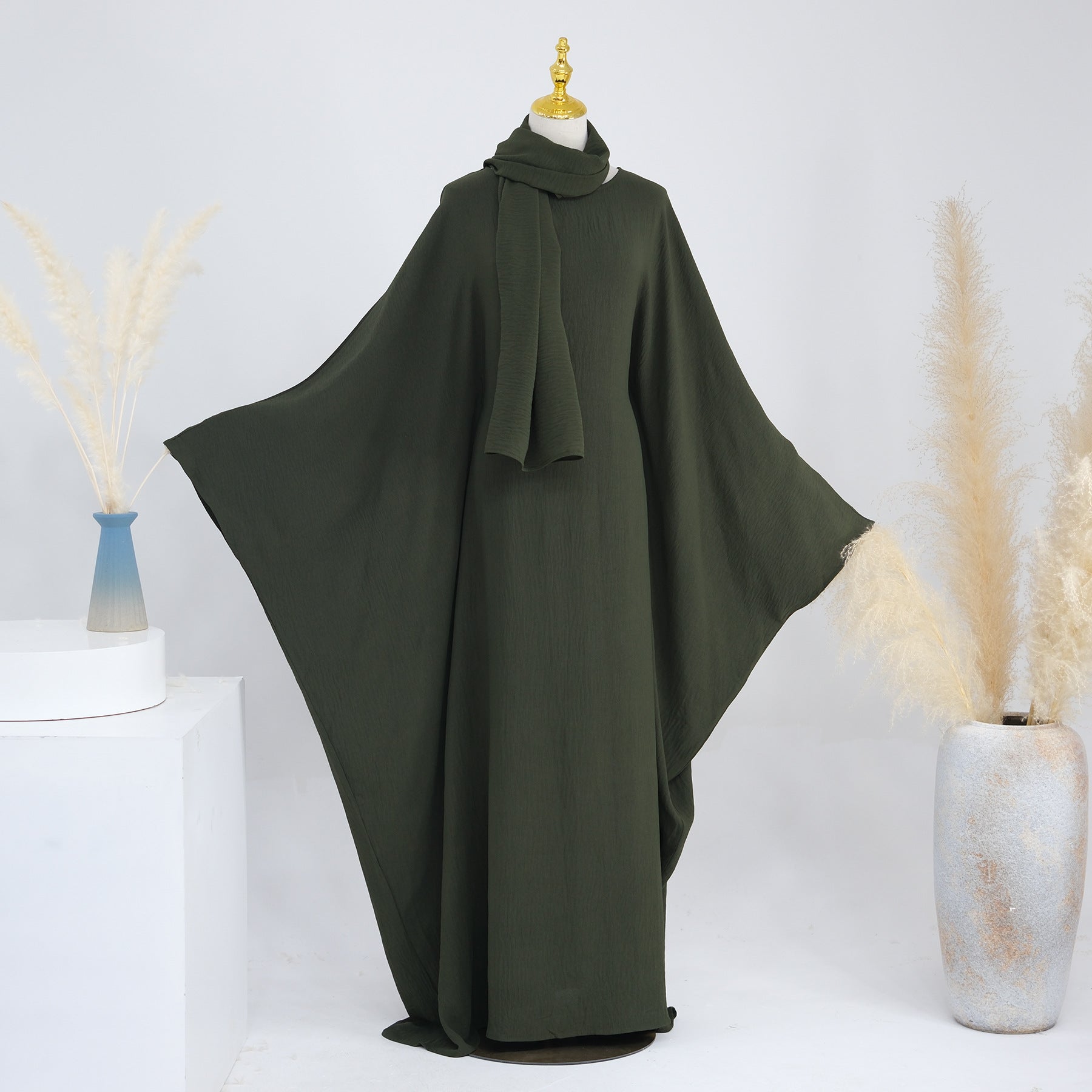 Bella Batwing Sleeve Abaya Maxi Dress kaftan dress