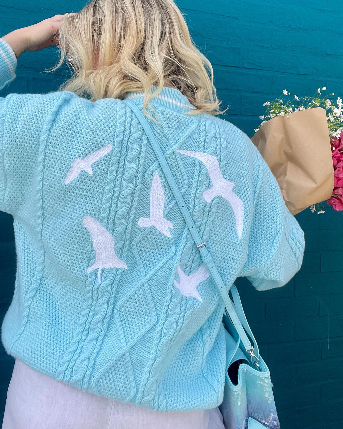 1989 Cardigan Taylors Version, Sky Blue Cardigan Sweater