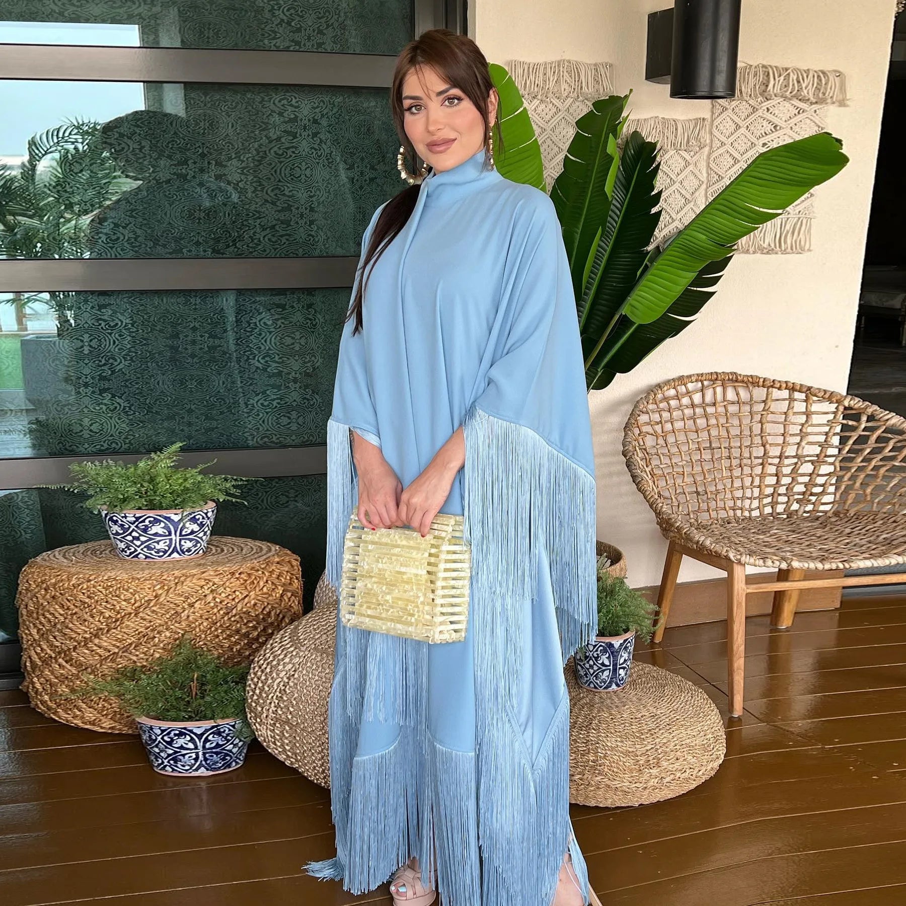 Elegant Abaya dress for Women | Moroccan Summer Kaftan dress