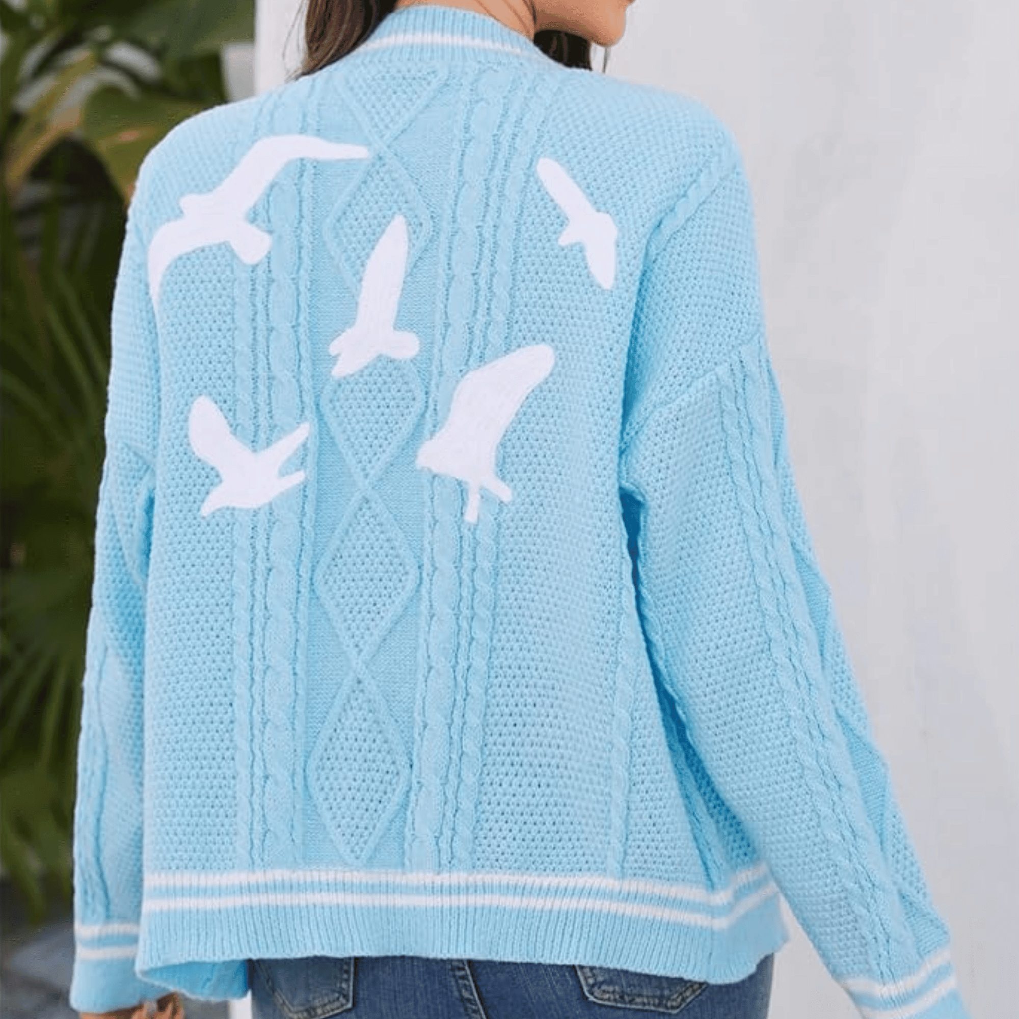 1989 Cardigan Taylors Version, Light Blue Cardigan Sweater