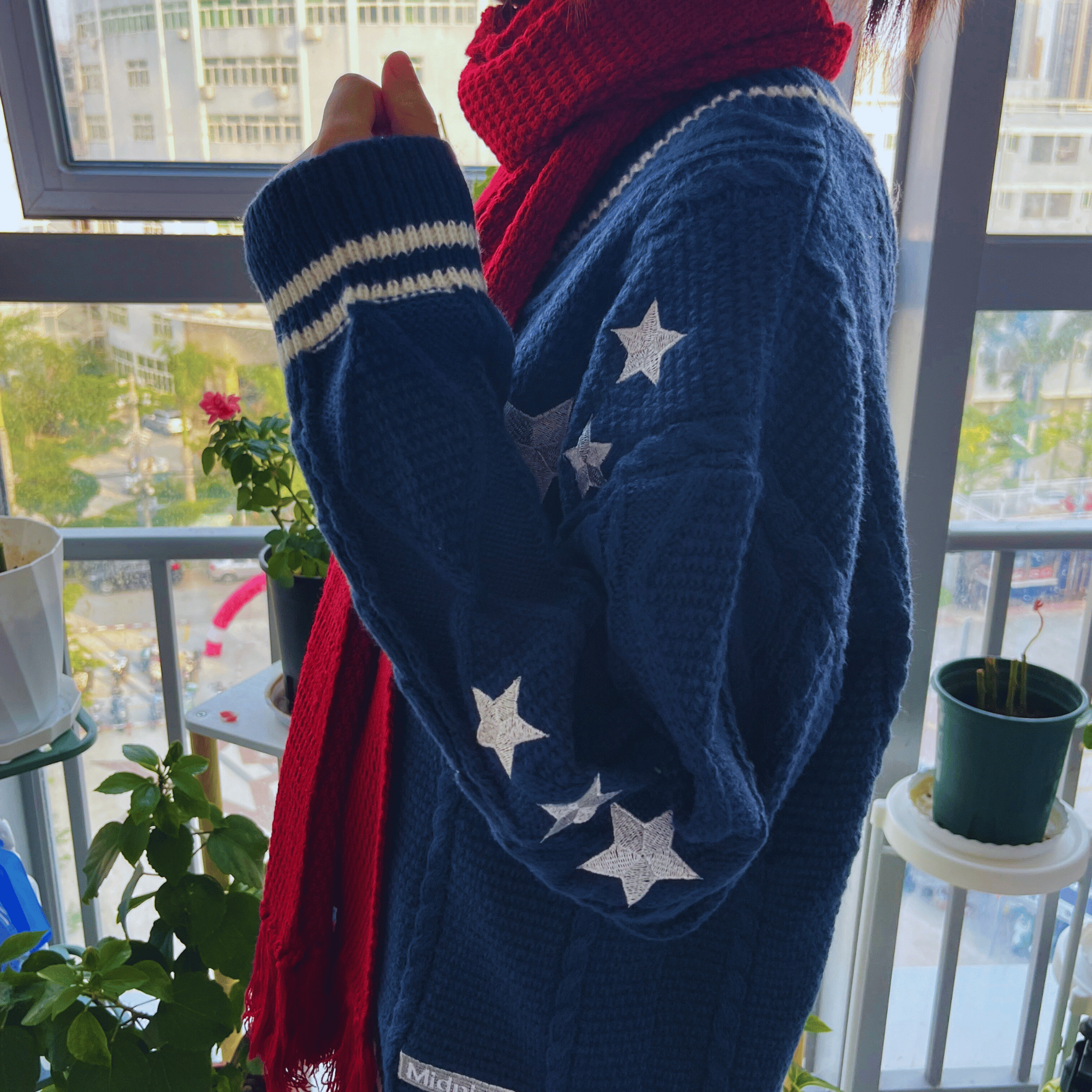 Midnights Cardigan Taylors Version, Navy Blue Sweater