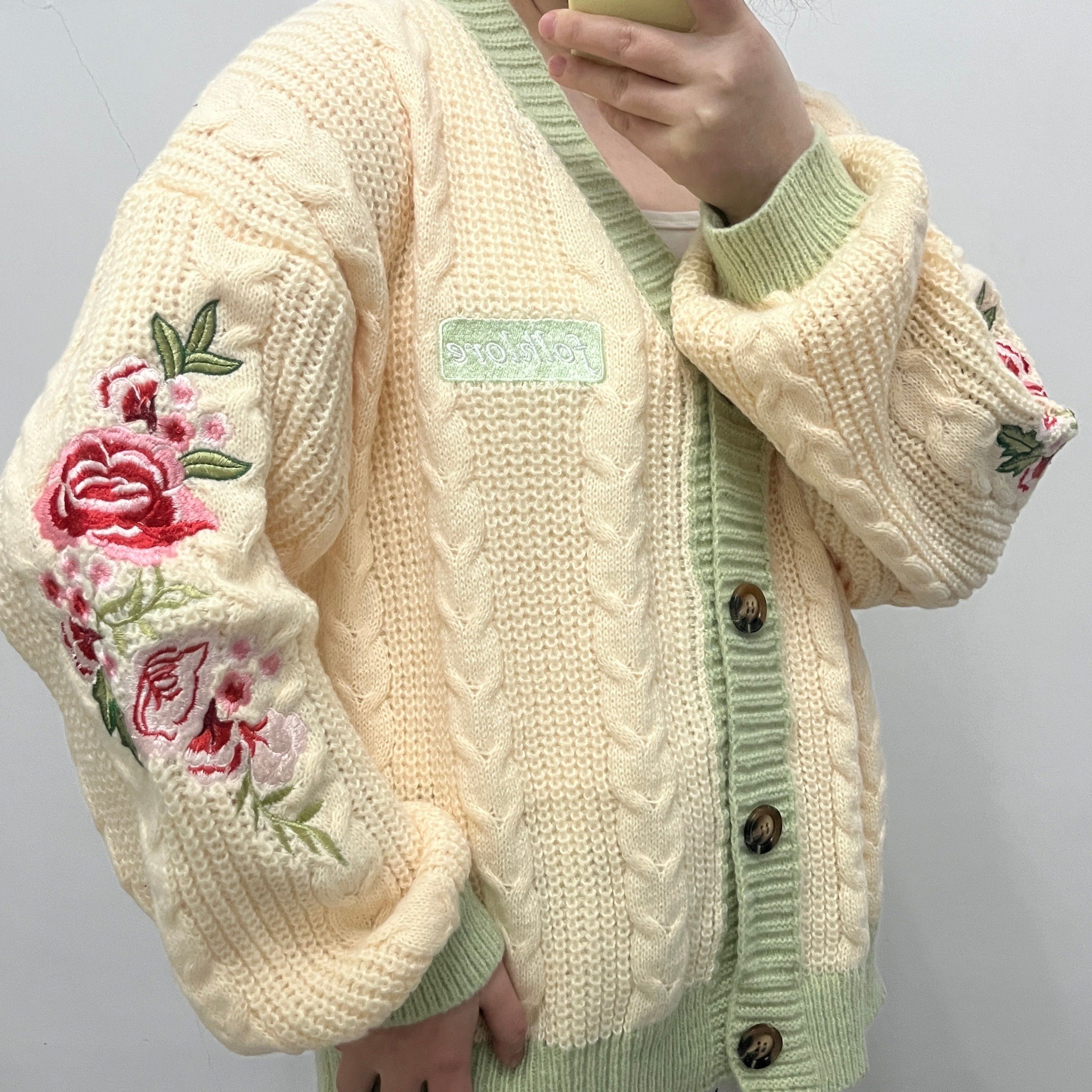 Folklore Betty's Garden Cardigan, Eras Tour Outfit Floral Sweater