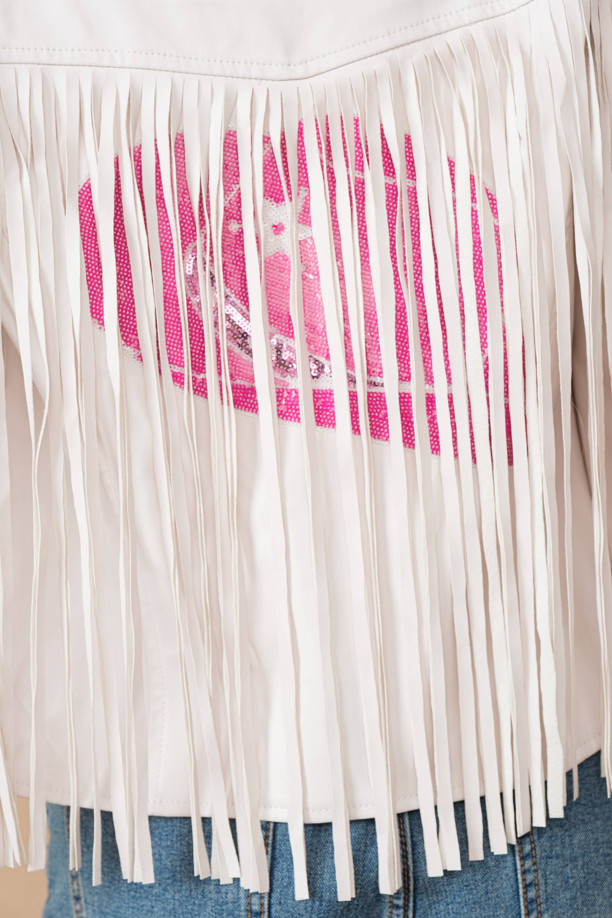 western Rebel Fringe Leather Jacket Nashville Outfit