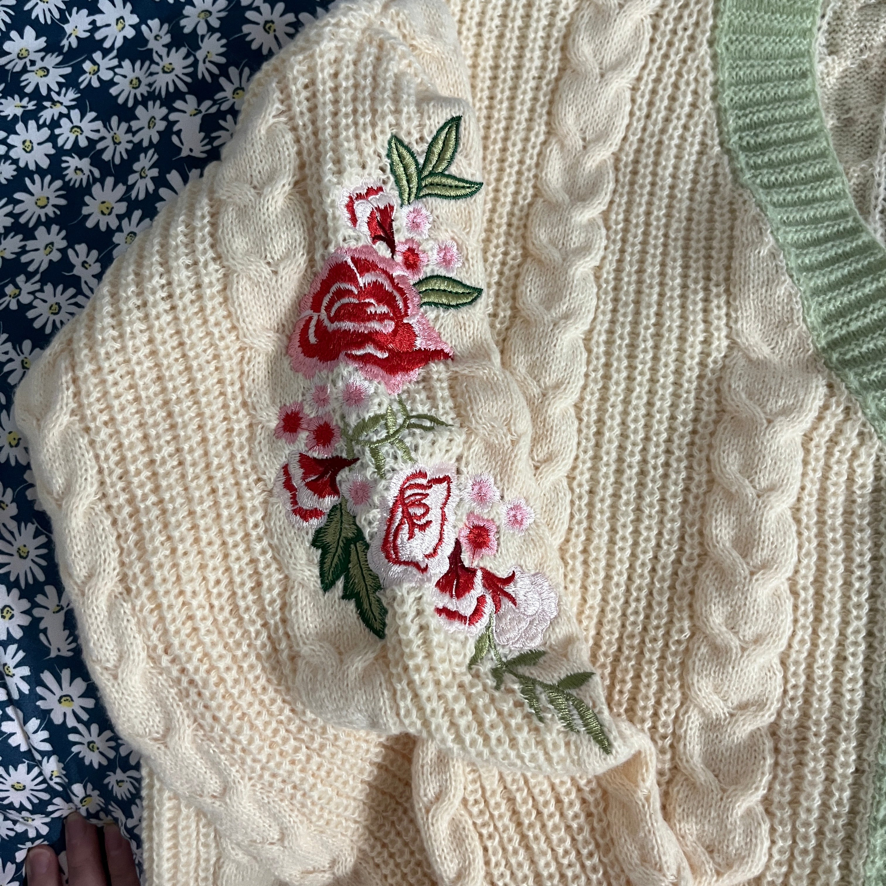 Folklore Betty's Garden Cardigan, Eras Tour Outfit Floral Sweater