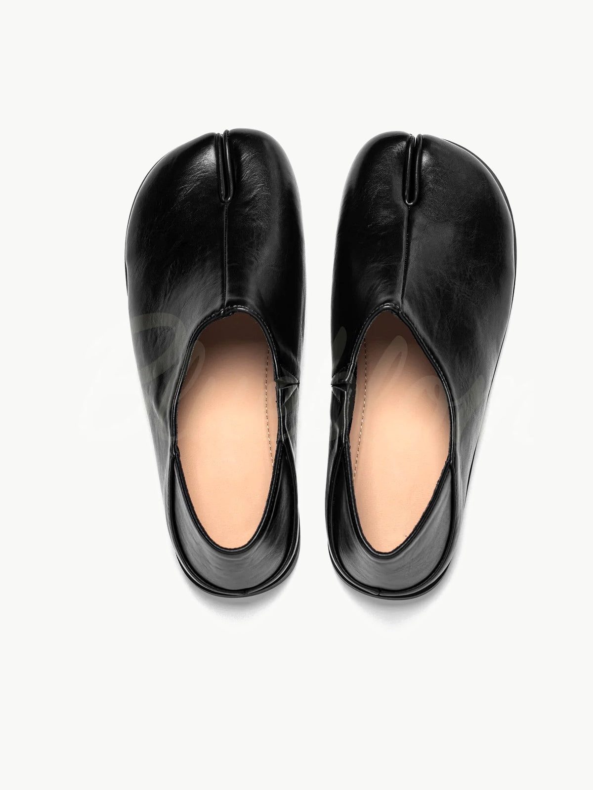 Black Simple Tabi Shoes