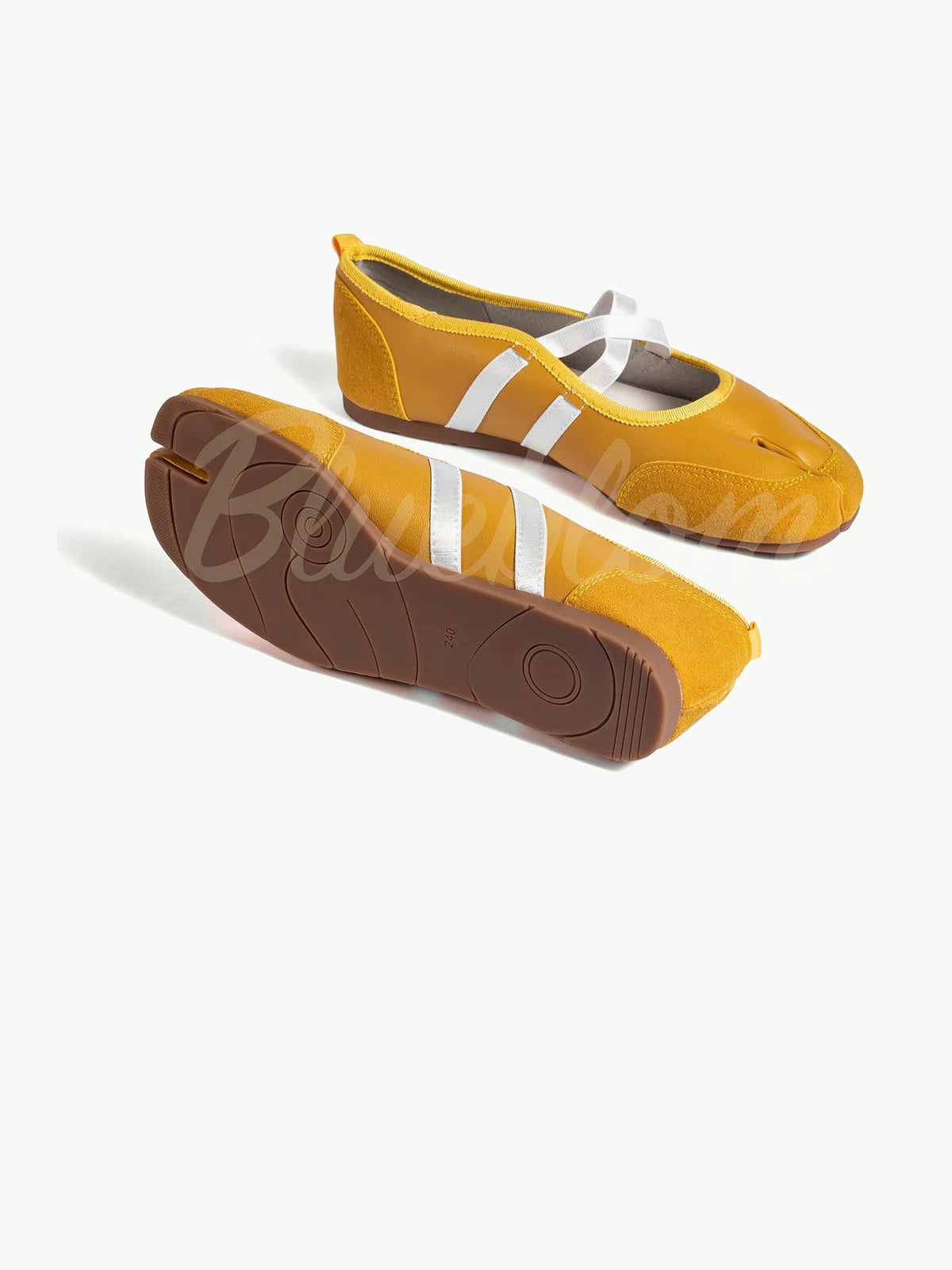 Cross Straps Tabi Ballet Sneakers